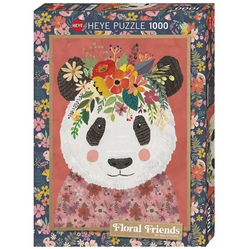Puzzle 1000 Teile Panda Floral Friends Mia Charro - HEYE - Modalova