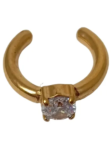 Damen Ring Goldfarben mit funkelndem Stein Elegant - PURELEI - Modalova