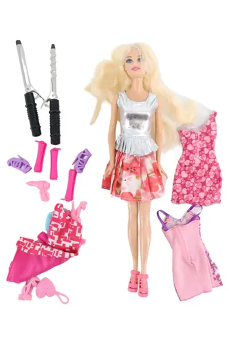 Barbie Ankleidepuppe 30cm mit Zubehör - MATTEL - Modalova
