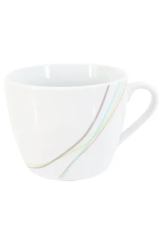Kaffeetasse Porzellan Linien - VAN WELL - Modalova