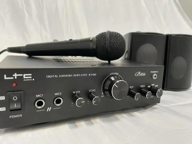 Karaoke-System K100 Plug n Play Mikrofon Lautsprecher - LTC - Modalova