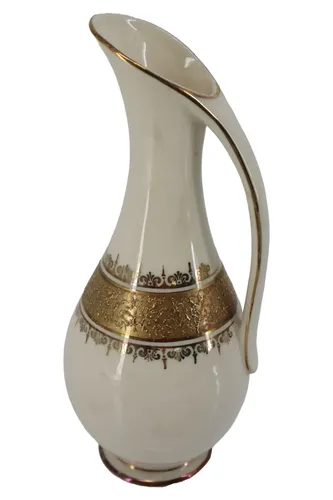 Porzellan Dekovase Gold Ornamente Elegant - KERAFINA - Modalova