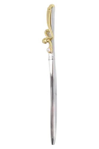 Kugelschreiber Silber Gold Perle Elegant Luxus - MIKIMOTO - Modalova