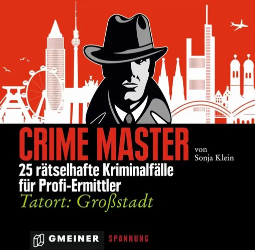 Gmeiner Crime Master Krimikartenspiel Schwarz 581567 - GMEINER VERLAG - Modalova