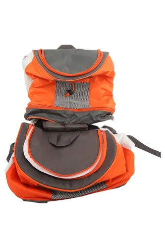 Picknicktasche Orange/Grau 35cm Mehrfachfächer Praktisch - MARKENLOS - Modalova