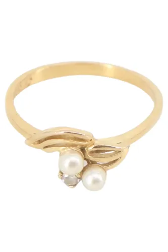 Eleganter Vintage Ring Gr.52 Perlenakzent - AGOLDE - Modalova
