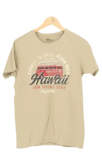 T-Shirt Herren S Roadtrip Hawaii Print - JEAN PASCALE - Modalova