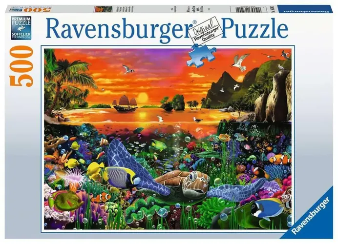 Puzzle 16590 Schildkröte im Riff 500 Teile Mehrfarbig - RAVENSBURGER - Modalova