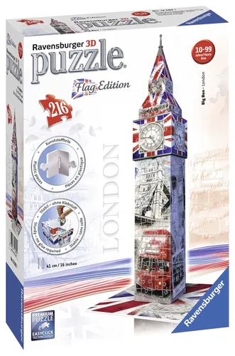 D Puzzle Big Ben Flag Edition 216 Teile - RAVENSBURGER - Modalova