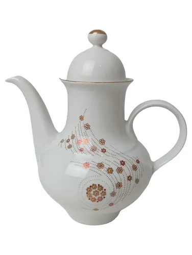 Kaffeekanne Porzellan Antik - 1777 HENNEBERG GDR - Modalova