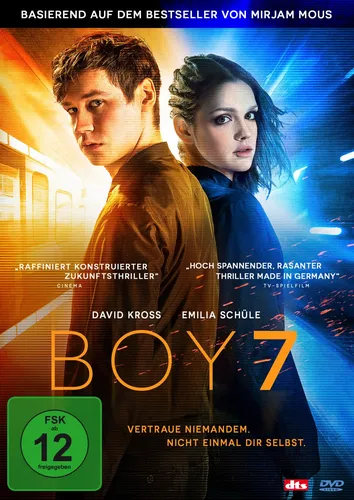 Boy 7 DVD Film David Kross Emilia Schüle Thriller Bestseller - Stuffle - Modalova