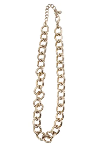Damen Halskette Gliederkette Goldfarben Elegant 50 cm - Stuffle - Modalova