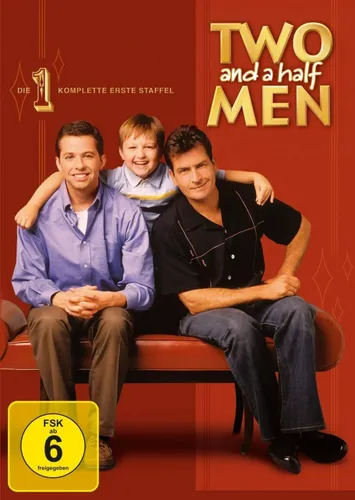 Two and a Half Men Staffel 1 DVD-Box Komödie Malibu Rot Warner - WARNER HOME VIDEO - Modalova
