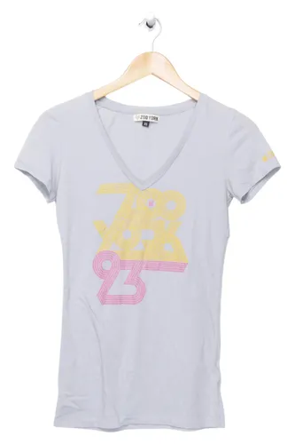 T-Shirt Damen XS V-Ausschnitt Logo Casual - ZOO YORK - Modalova