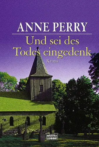 Anne Perry Krimi 'Und sei des Todes eingedenk' Taschenbuch Schwarz - BASTEI LÜBBE - Modalova
