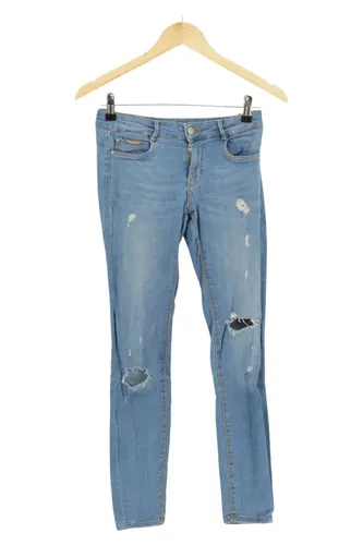 Jeans Slim Fit Damen Gr. 36 Distressed - ZARA - Modalova