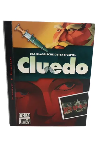 Cluedo Gesellschaftsspiel Buchformat Mehrfarbig Krimi - PARKER - Modalova
