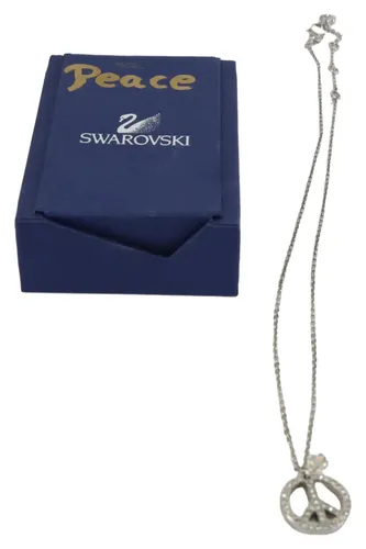 Damen Halskette Schnecken-Anhänger 23cm Kristall - SWAROVSKI - Modalova