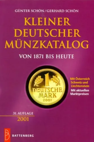 Kleiner dt. Münzkatalog 2001 Taschenbuch Lila - BATTENBERG - Modalova