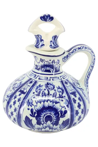Karaffe, 20 cm, /Weiß, Porzellan - DELFTS BLUE - Modalova