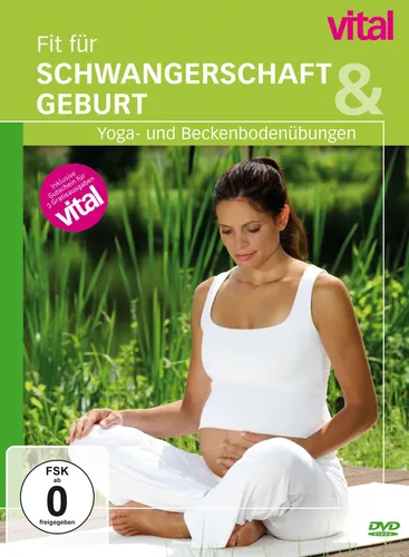 Schwangerschafts-Fitness DVD Yoga Beckenbodenübungen Weiß - VITAL - Modalova