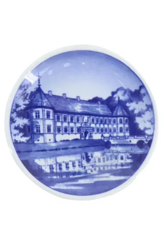 Wandteller 'Voergaard' 8 cm Stadtansicht - ROYAL COPENHAGEN - Modalova