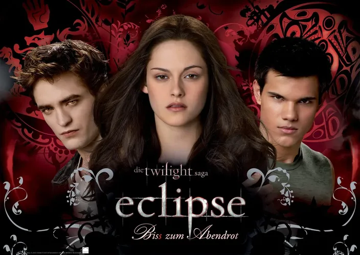 Twilight Eclipse Filmplakat Bella Edward Jacob Fantasy Drama - Stuffle - Modalova