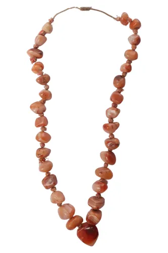 Halskette Halbedel 50cm Elegant Zeitlos Uni - STEIN - Modalova