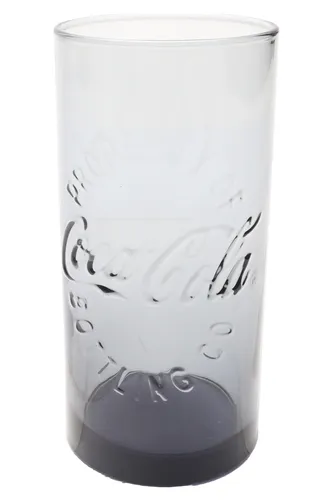 Trinkglas Retro 14 cm Schriftzug - COCA COLA - Modalova