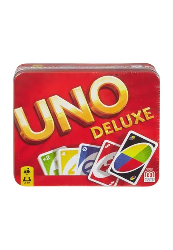 Mattel UNO Deluxe Kartenspiel Sammlerdose Gesellschaftsspiel ab 7 Jahren - MATTEL GAMES - Modalova