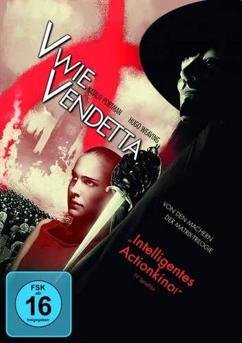 V wie Vendetta DVD - Action, Weaving, Portman, Dystopie, FSK 16 - WARNER BROS - Modalova