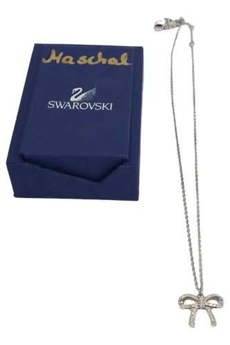 Halskette Schleifen-Anhänger Kristall - SWAROVSKI - Modalova