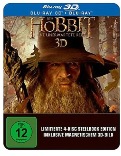 Hobbit Unerwartete Reise 3D Blu-ray Steelbook Limitiert - WARNER BROS - Modalova
