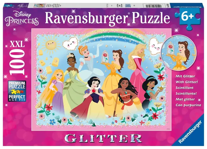 Puzzle Disney Prinzessinnen Glitter 100 Teile XXL - RAVENSBURGER - Modalova