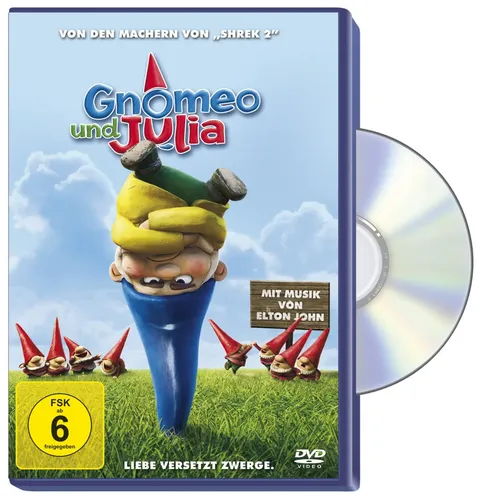 Gnomeo und Julia DVD FSK 6 Elton John Musik Animationsfilm - Stuffle - Modalova
