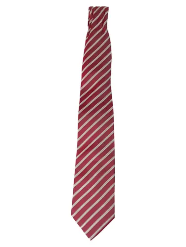 Herren Krawatte Seide Weiß Gestreift 150 cm - MCEARL - Modalova