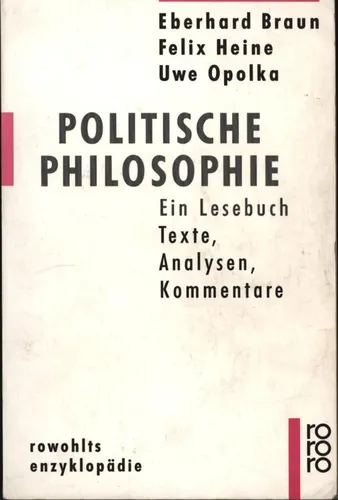 Politische Philosophie Braun Taschenbuch Lesebuch - ROWOHLT - Modalova