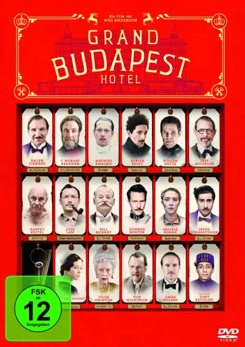 Grand Budapest Hotel - Abenteuer Komödie DVD Ralph Fiennes - Stuffle - Modalova