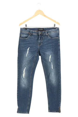 Jeans Slim Fit Damen Gr. 40 Used-Look - BODYFLIRT - Modalova