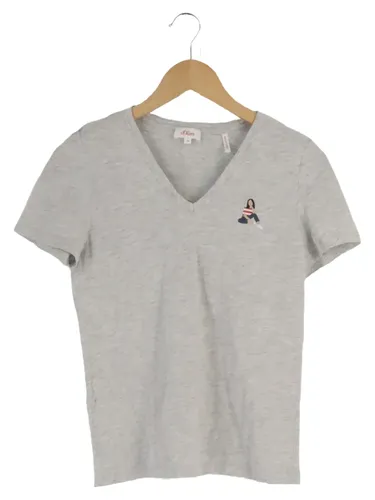 Damen T-Shirt Gr. 34 Basic V-Ausschnitt - QS S.OLIVER - Modalova