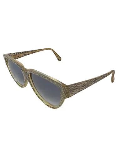 Sonnenbrille Damen Gold Schwarz Gemustert Vintage - MISSONI - Modalova