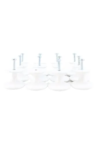 Möbelknauf Weiß Pilzförmig 12 Stück Möbelfuß - IKEA - Modalova