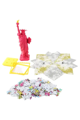 D Puzzle Freiheitsstatue Pop Art 108 Teile - Stuffle - Modalova