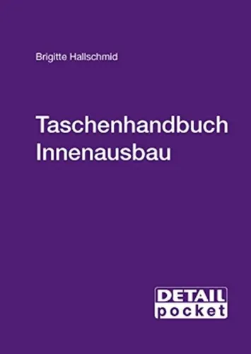 Taschenhandbuch Innenausbau - Brigitte Hallschmid, Taschenbuch, Lila - DETAIL POCKET - Modalova