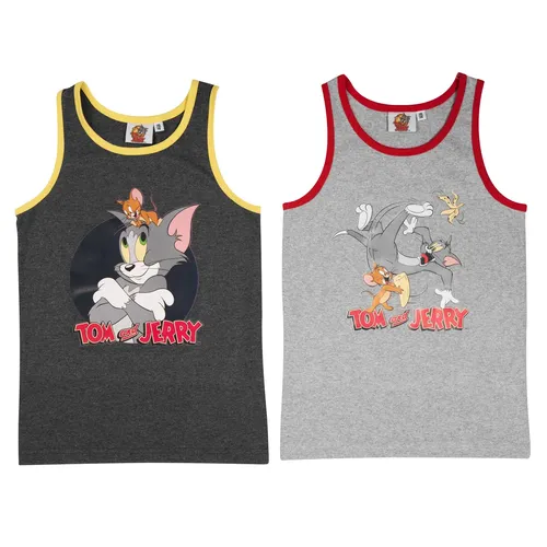 Tom und Jerry Unterhemd 98-104 Schwarz 2er Pack - UNITED LABELS - Modalova