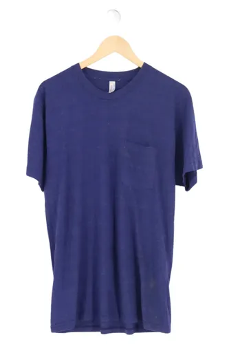 T-Shirt Herren Gr. L Blau Casual Basic - AMERICAN APPAREL - Modalova