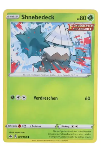 Pokémon Sammelkarte Shnebedeck Spielbereit - POKÉMON - Modalova