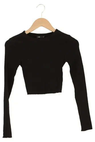 Damen Crop Top Langarmshirt XS Basic Streetwear - FSBN - Modalova