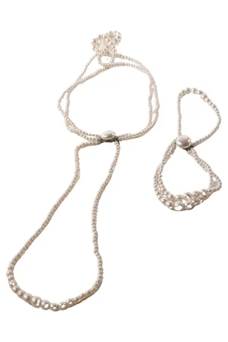 Schmuckset Perlenkette Armband Elegant - NO NAME - Modalova