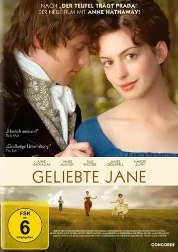 Geliebte Jane DVD - Anne Hathaway, James McAvoy, Romantik, FSK 6 - CONCORDE - Modalova